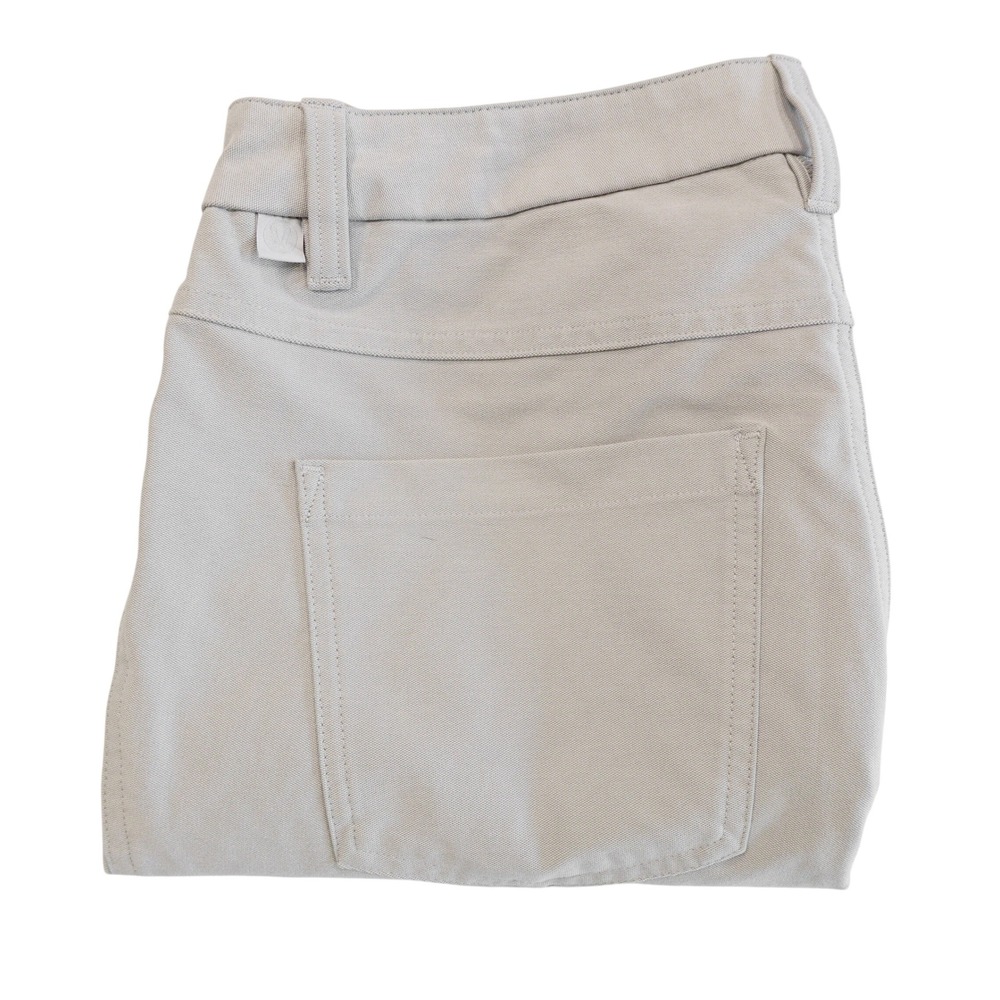 LULULEMON Mens 30 Raw Linen ABC Classic-Fit 5 Pocket 34L Warpstreme Pant LM5AQJS